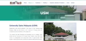 Designing A World‑Class Offshore Medical Campus Website – USM‑KLE International Medical Programme